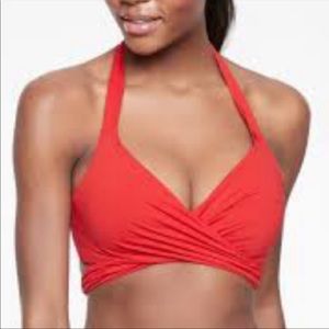 Athleta Bra Cup Wrap Bikini Top 34 D/DD